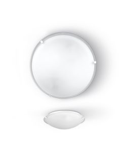 PLAFON SUPER ECO Ø25CM VIDRIO SATINADO SAN JUSTO