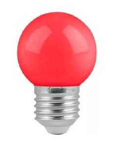 LAMPARA GOTA INCANDESCENTE COLOR ROJO E27