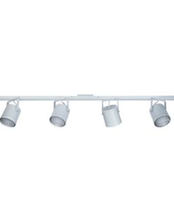 REGLETA 4/L 120CM CABEZAL PARA AR111 GU10 BLANCO MICRO (TACHO)