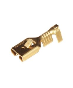Nº517 TERMINAL PALA HEMBRA CON TRABA 6.3MM