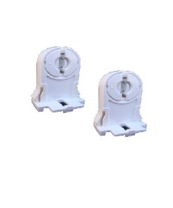 JUEGO DE ZOCALOS P/TUBO LED SERIE "E" X 2 UNID. (0209/JL)