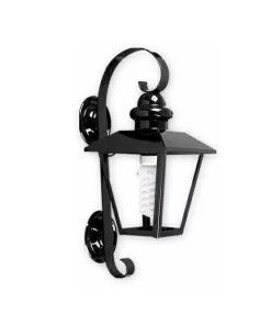 FAROL TRAPEZIO NEGRO C/MENSULA FIJA