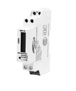 MEDIDOR DE CONSUMO DIGITAL MONOFASICO P/RIEL DIN (MGF-32)