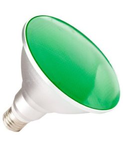 LAMPARA PAR38 LED 6W E27 LUZ VERDE