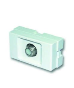 MODULO TOMA TV 75 OHMS COMPLETO JELUZ BLANCO