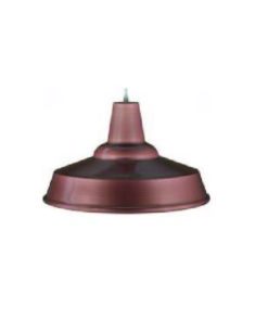COLGANTE ALUMINIO 40CM COBRE E27