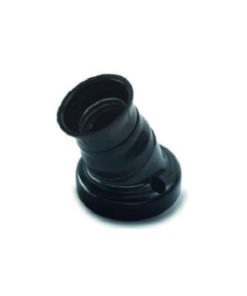 RECEPTACULO CURVO NEGRO 3 PIEZAS (ND-0009)