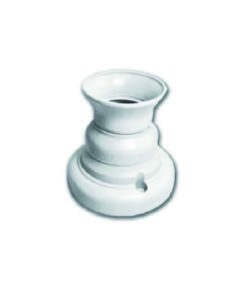 RECEPTACULO RECTO BLANCO 3 PIEZA (ND-0014)