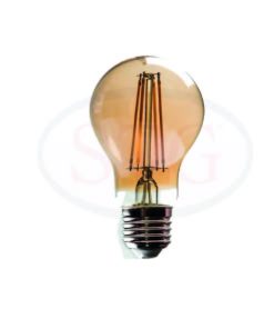 LAMPARA LED FILAMENTO CLASICA 4W LUZ CALIDA AMBAR E27 CANDELA