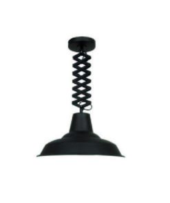 COLGANTE HIPER-RETRO C/EXTENSIBLE NEGRO MICRO TEXTURADO E-27