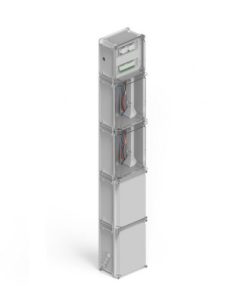 GABINETE MOD. VIV. COL. 2 TRIFASICA s/TM s/ID O-D (H1800mm)