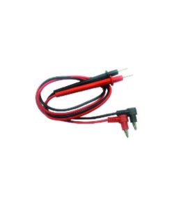 CABLE PARA TESTER MULTIMETRO C/PUNTAS Y ACODADO AISLADOS