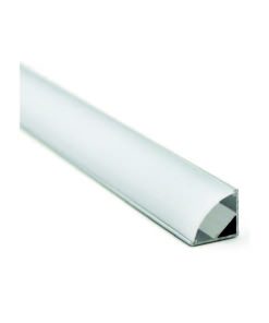 PERFIL DE ALUMINIO ESQUINERO 16X16mm COVER CURVO OPAL 2 mts