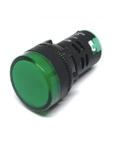 LUZ PILOTO LUMINOSO LED Ø22MM VERDE 110/220Vca (7JTI)