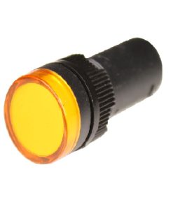 LUZ PILOTO LUMINOSO LED INDICADOR AMARILLO Ø22MM