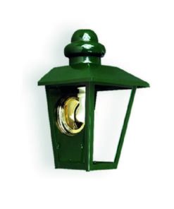 FAROL DE PARED C/REFLECTOR VERDE