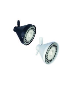 CABEZAL C/BASE P/AR111 NEGRO TIPO CONO