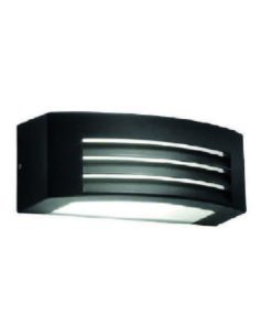 APLIQUE BIDIRECCIONAL RECTANGULAR 120X290MM E27 NEGRO