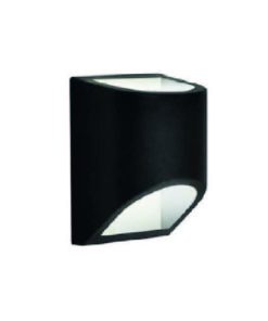 APLIQUE BIDIRECCIONAL INCLINADO 130X200MM E27 NEGRO
