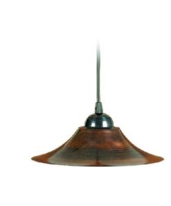COLGANTE CHAPA CHINO 22CM E27 COBRE FERROLUX