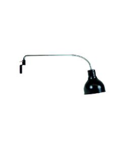 APLIQUE MASTIL FLEXIBLE E27 CROMO CON NEGRO
