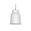 COLGANTE GRANDE PANTALLA ALUM Ø21 H 28CM 1L E27 BL MICRO