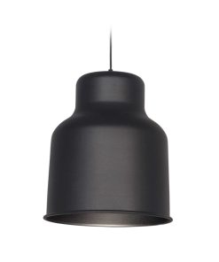 COLGANTE MAXI PANTALLA ALUM Ø30.5 H 35CM 1L E27 NEGRA