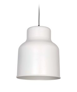 COLGANTE MAXI PANTALLA ALUM Ø30.5 H 35CM 1L E27 BL MICRO