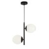 COLGANTE RECTO 2 LUZ DELHI TULIPA GLOBO OPAL