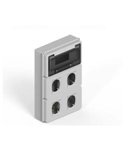 CAJA IP65 12 MODULOS DIN + 2 MODULOS P/4 TOMAS ENCAPSULADO