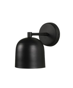 APLIQUE PARED ARTE SIMPLE NEGRA 1 E27