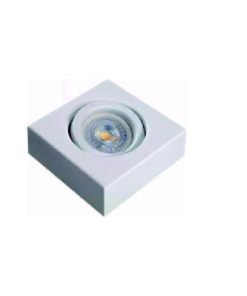 SPOT SEMI-EMBUTIDO MOVIL 1L GU10 10X10 BLANCO MICROT SAN JUSTO