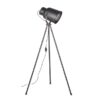 LAMPARA DE PIE TRIPODE METALICA E27 NEGRO