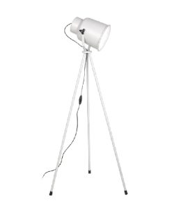 LAMPARA DE PIE TRIPODE METALICA E27 BL MICRO