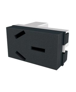 MODULO TOMACORRIENTE 20A PLATINUM JELUZ NEGRO