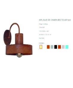 APLIQUE GRAF 23CM NEGRO