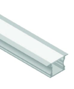 PERFIL DE ALUMINIO EMBUTIR 15X17mm COVER OPAL 2 mts