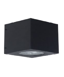 APLIQUE UNIDIRECCIONAL MONACO 1/AR111 NEGRO (150X150X110mm)