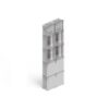 GABINETE MOD. VIV. COL. 4 TRIFASICA s/TM s/ID O-D (H1800mm)