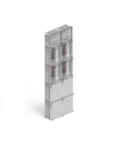 GABINETE MOD. VIV. COL. 4 TRIFASICA s/TM s/ID O-D (H1800mm)