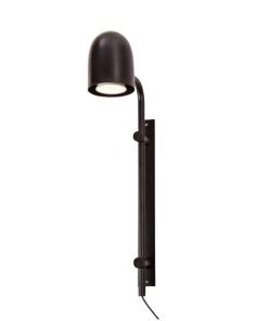 APLIQUE CABEZAL BALA LUMI GU10 NEGRO MICROT.
