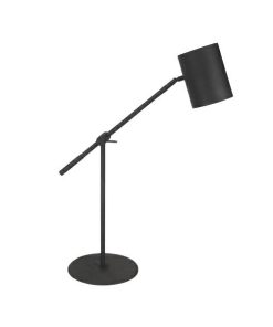 LAMPARA VELADOR "LATA DE MESA" ARTICULADO NEGRO CABEZAL BALA