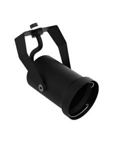 L109 CABEZAL DICRO GU10 C/SOPORTE NEGRO TXT