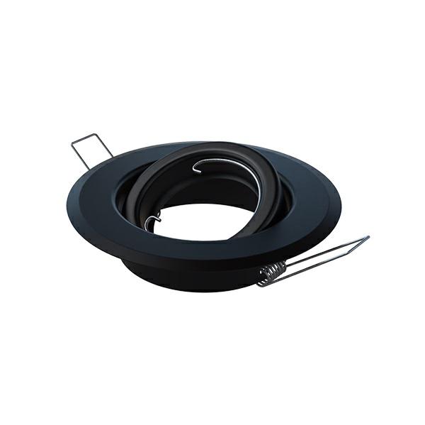 SPOT MOVIL EMBUTIR Ø10CM GU10 NEGRO TXT (E3NTXGU)