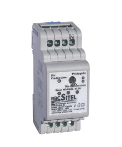 PROTECTOR DE SOBRE Y BAJA TENSION MONOFASICO 5 KW P/RIEL DIN