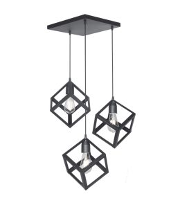 COLGANTE "CUBO" 3 LUCES (BASE 300X300)