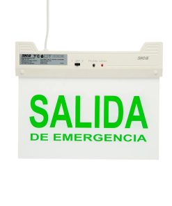 CARTEL LUMINOSO DE SALIDA DE EMERGENCIA LEDS SICA