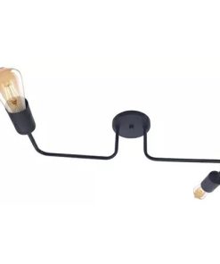 APLIQUE LIMA 2 LUCES NEGRO PARA E27