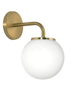 APLIQUE VINTAGE GLOBO 1L BRONCE TULIPA OPAL