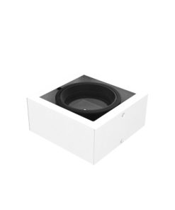BOX1 ARTEF. EXTERIOR 1L GU10 P/AR111 BLANCO DIMENS.:A:200mm–L:200mm–H:90mm